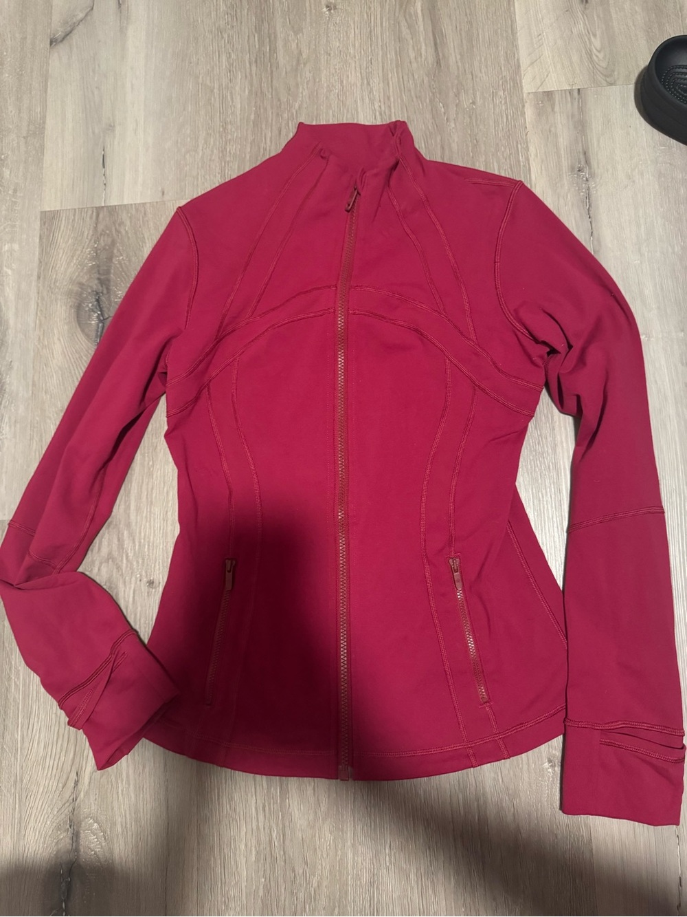 lululemon athletica Women's Zip Jacket - Deep Magenta